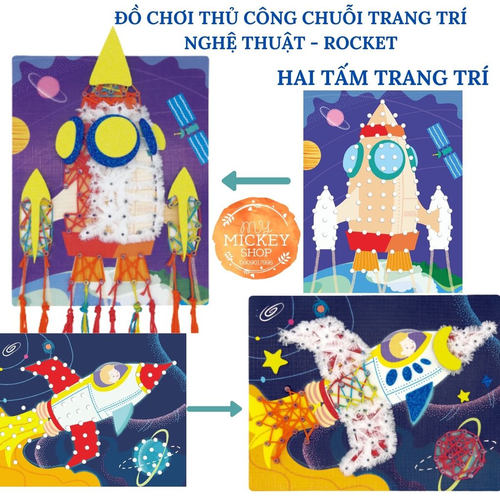 ĐỒ CHƠI TRANG TRÍ NGHỆ THUẬT THỦ CÔNG HANDMADE TỰ LÀM CHO BÉ 5 6 7 TUỔI CHÍNH HÃNG AVENIR MY MICKEY SHOP