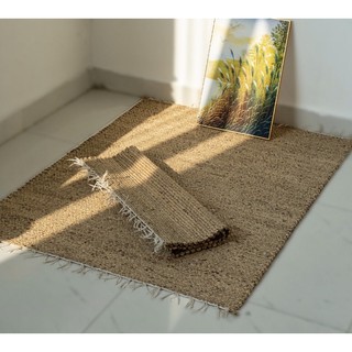 [Giá xưởng]Thảm lục bình chữ nhật 150x90cm trang trí nhà cửa, thảm chụp ảnh sản phẩm