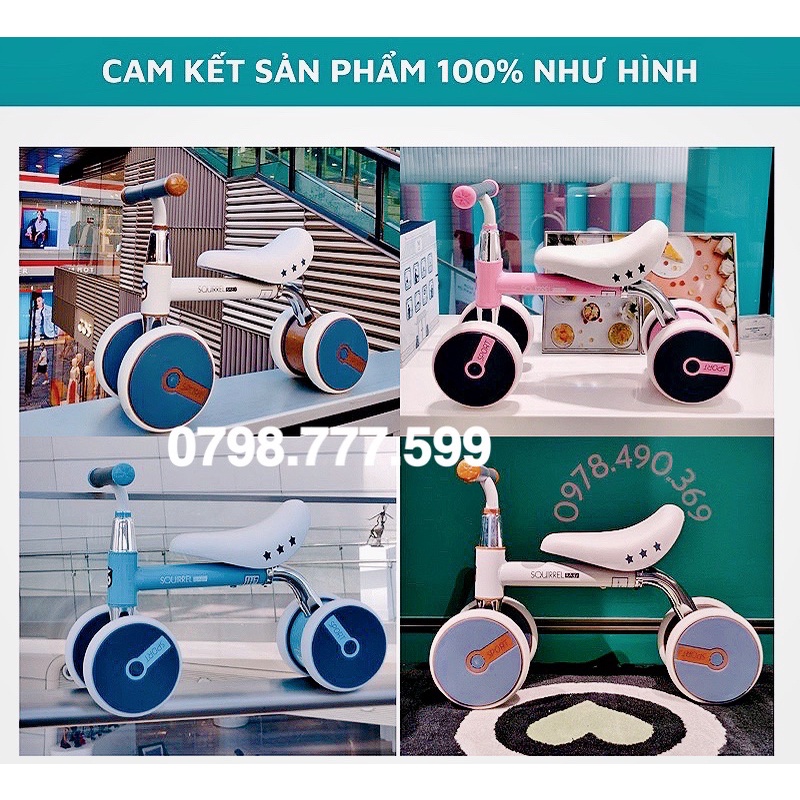 Xe chòi chân cao cấp Squirrel Sport Full Hộp sịn sò