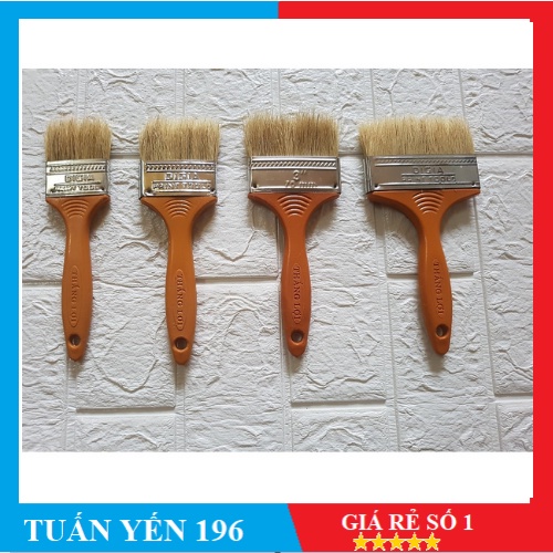 Bộ 2 cây cọ sơn cán nhựa cao cấp đủ size - Tuấn Yến