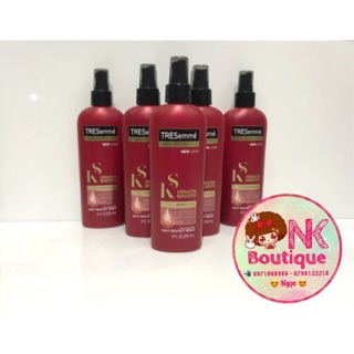 Xịt dưỡng cách nhiệt Tresemme Keratin Smooth bảo vệ tóc ko bị hư tổn