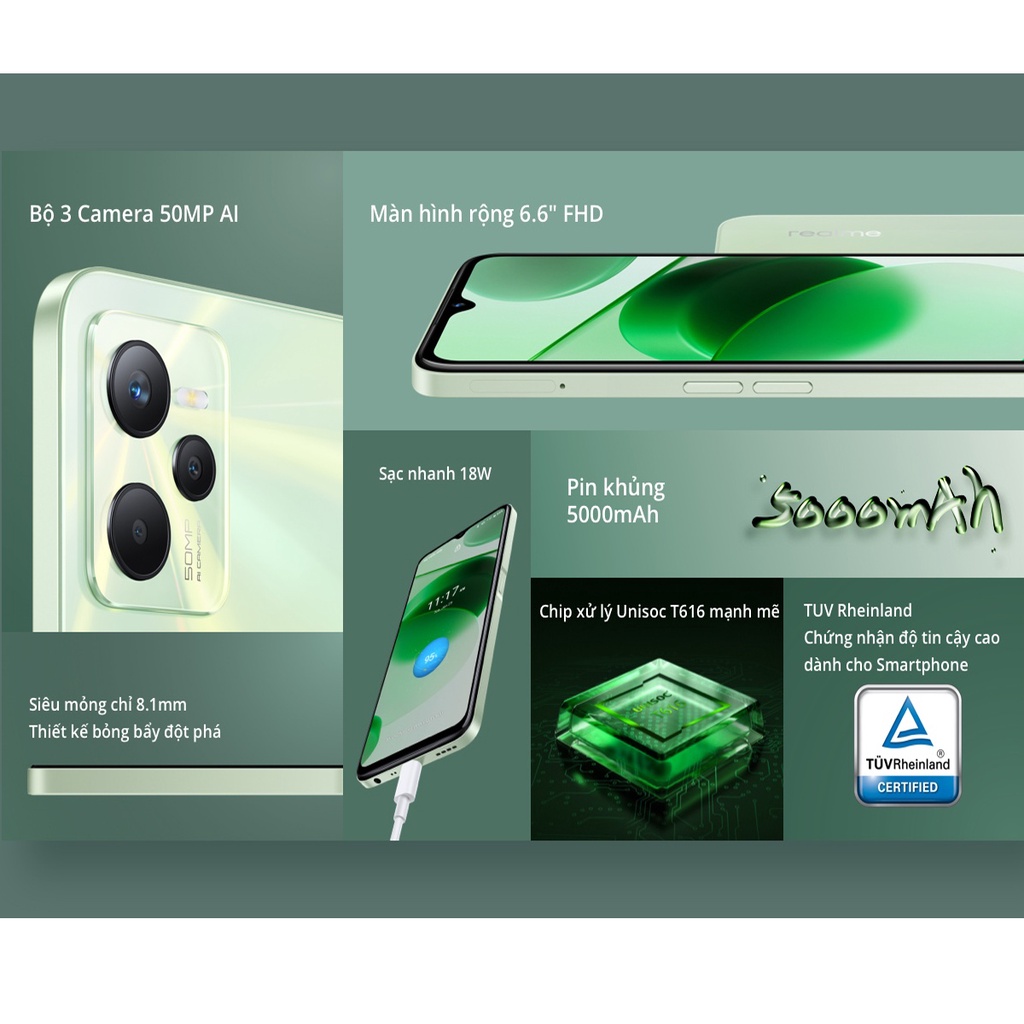 Điện thoại realme C35 2022   - Hàng Chính Hãng