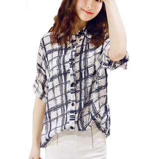 Áo sơ mi nữ form rộng