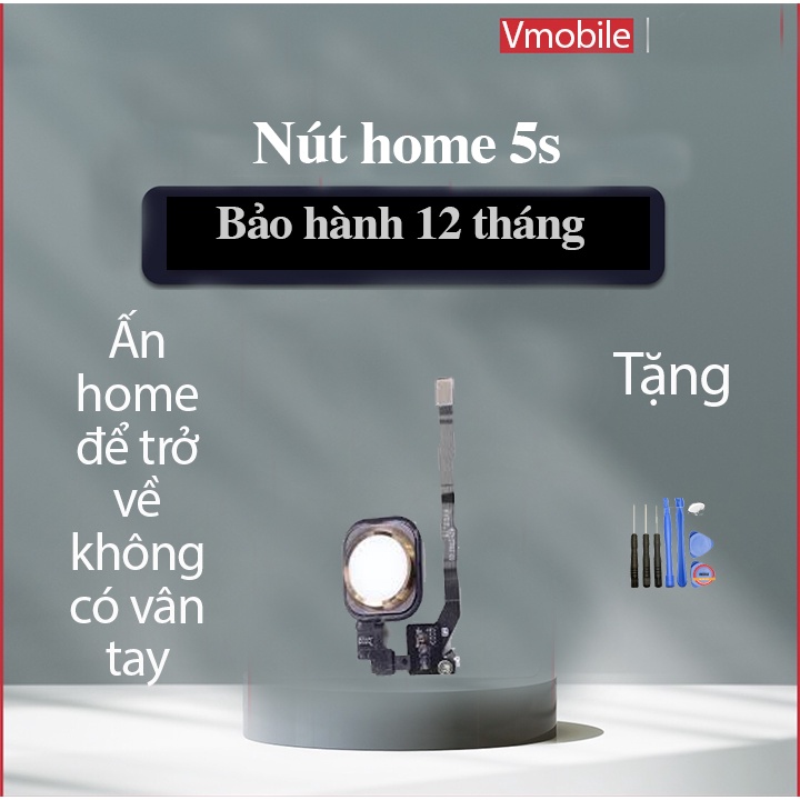 Phím home 5s thay thế cho phone 5s bị hỏng nút home có tác dụng ấn về màn hình chính