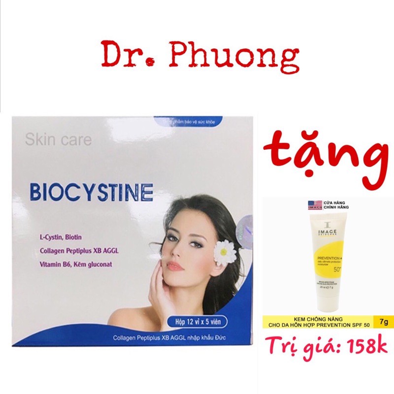 Viên uống đẹp da Biocystine