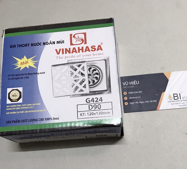 HỐ GA THOÁT NƯỚC SÀN D90 VINAHASA MÃ D424 ĐẸP GIÁ RẺ HÀ NỘI