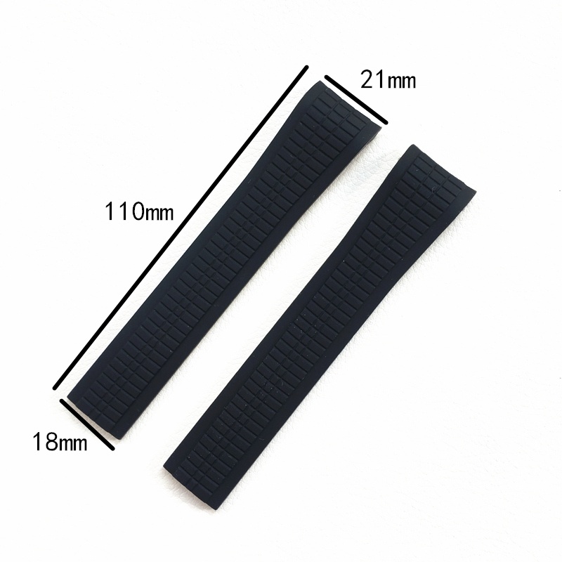 Dây Đeo Đồng Hồ 21mm Bằng Silicon Mềm Cao Cấp Cho Patek Philippe Aquanaut series 5164a 5167a