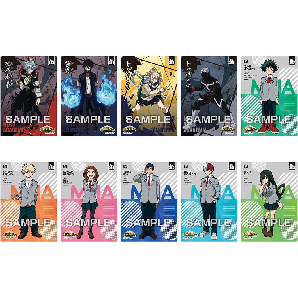 Gói Thẻ Nhân Phẩm Boku No Hero Academia Clear Card Vol 5