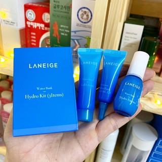 Bộ kit cấp nước laneige water bank hydro kit 3 items