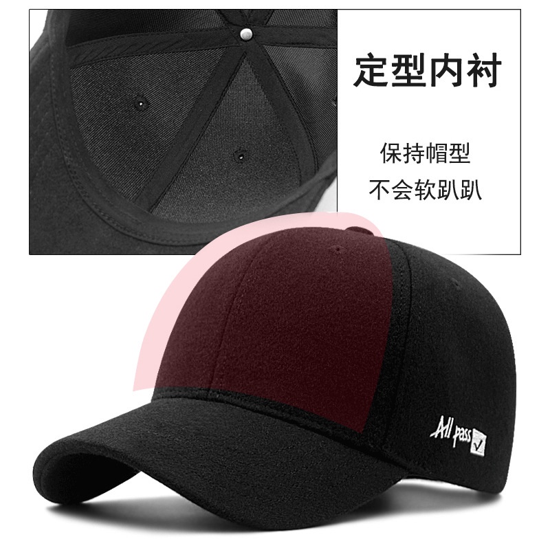 Mũ Lưỡi Trai Cotton Chất Lượng Cao Thời Trang Cho Nam Nữ 58-60cm 61-65cm