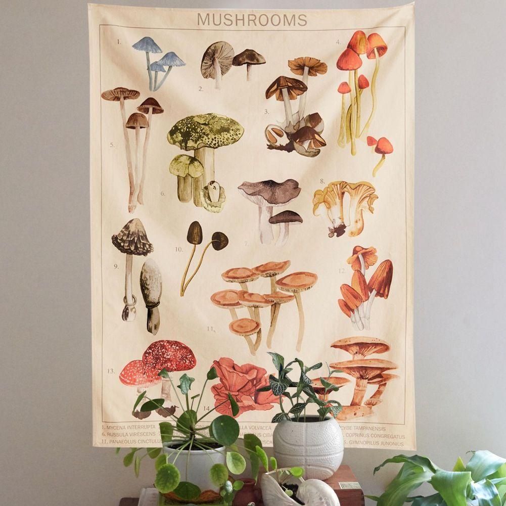 Thảm Treo Tường Hình Nấm Champignon