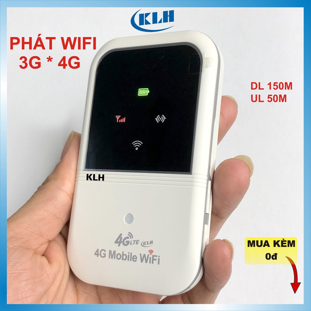 COMBO sim mạng và bộ phát wifi, cục phát wifi 3G 4G từ sim tốc độ cao cho xe ô tô, laptop