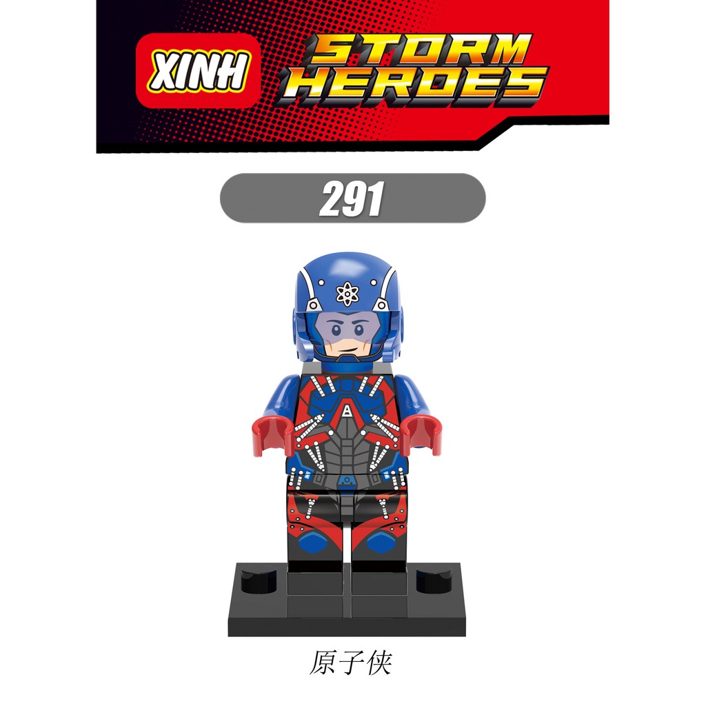 Xếp Hình Minifigures Siêu Anh Hùng Tia Chớp The Flash - Đồ Chơi Lắp Ráp non-lego Logo X0119 [A15]