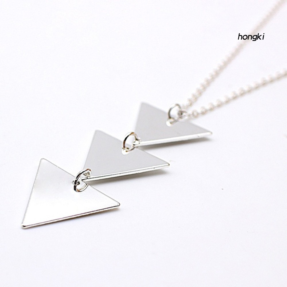 vòng cổ Hợp Kim Mặt Hình Tam Giác Thời Trang Dành Cho Nữ