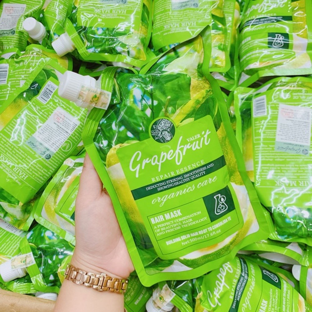 Hấp ủ tóc bưởi grapefruit 500ml phục hồi, siêu thơm, siêu mượt