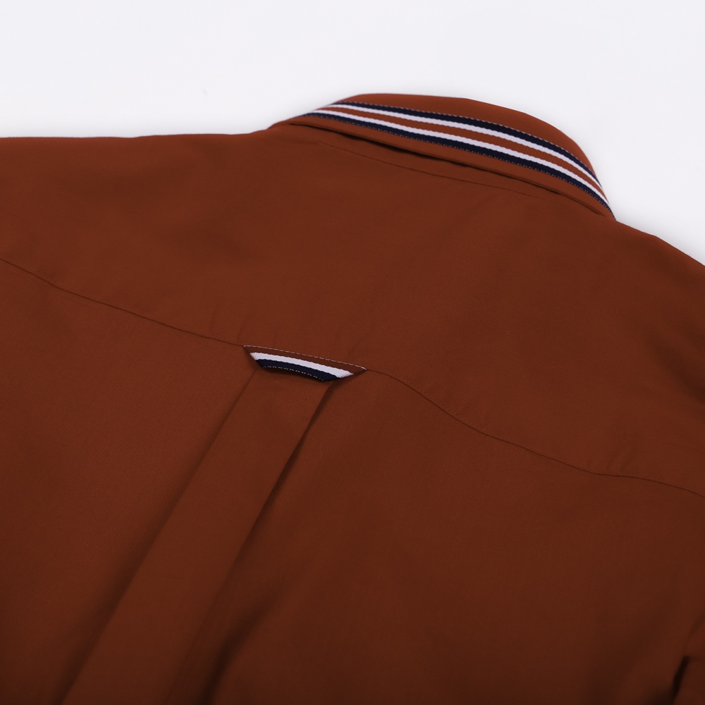 Beverly Hills Polo Club - Áo sơ mi Dài tay Nam Regular Fit Đỏ rượu RW- BHPC CMRSS22TL011