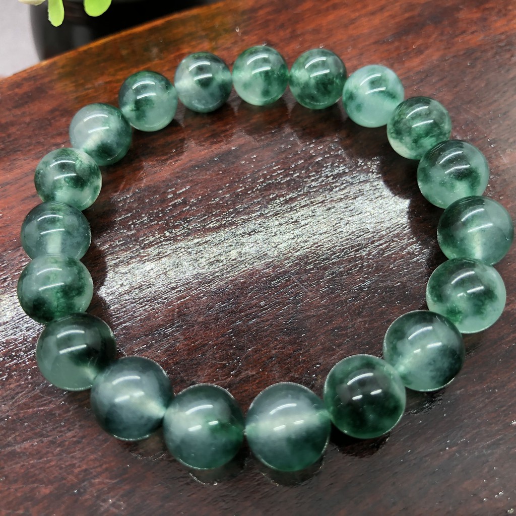 Vòng tay hạt Chalcedony đá xanh đá tự nhiên dành cho nữ Trẻ em