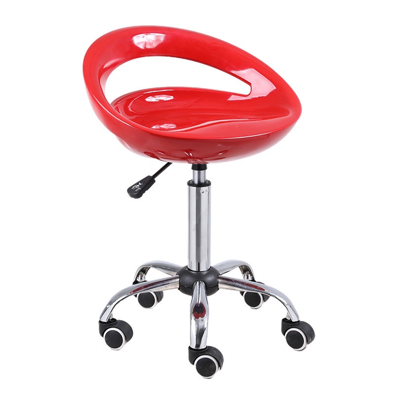 Ghế quầy thấp, làm việc, học tập, makeup, spa lưng nhựa ABS khoét lỗ TM092X