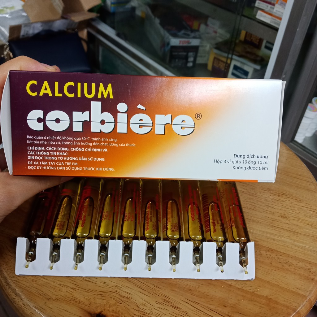 CALCIUM CORBIERE BỔ SUNG CANXI DẠNG ỐNG 10ML