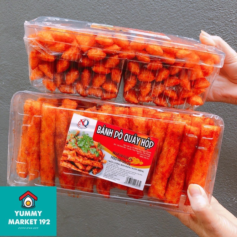 Bánh bò quẩy đặc sản Hải Phòng hộp tầm 70 cái