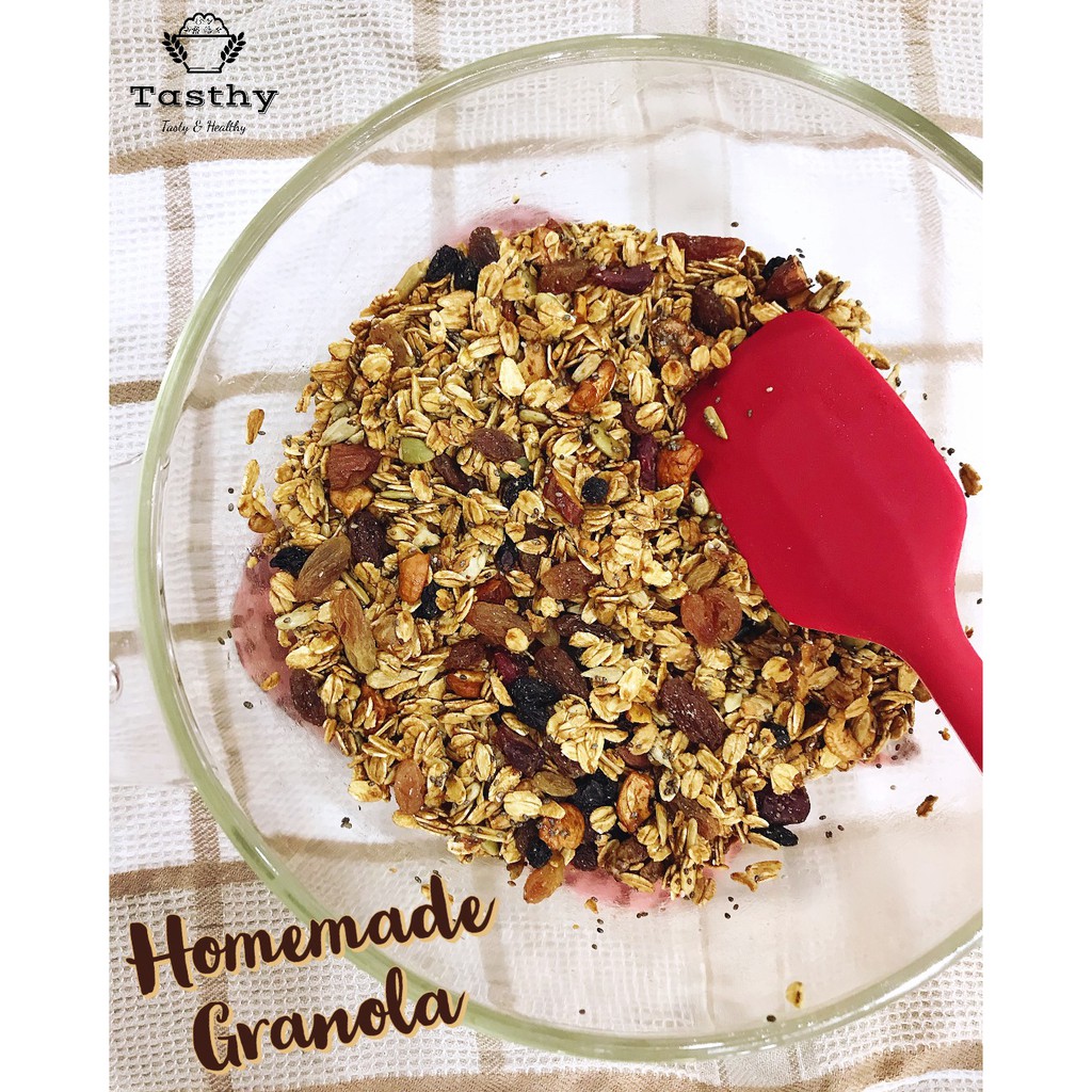 [Tasthy] Granola siêu nhiều hạt_Vị cacao