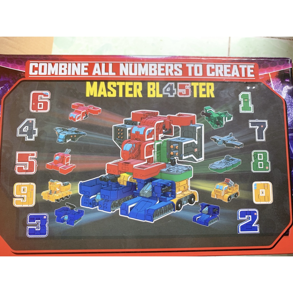 Đồ chơi lắp ráp số EMCO biến hình robot TINITOY – LUB184 – LUFFYBABY – Kích thích bé tư duy, sáng tạo