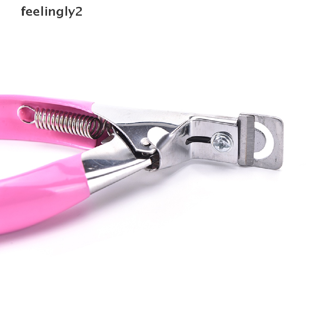 Kềm cắt móng tay giả bằng nhựa acrylic uv thiết kế mới tiện lợi dễ dùng màu ngẫu nhiên