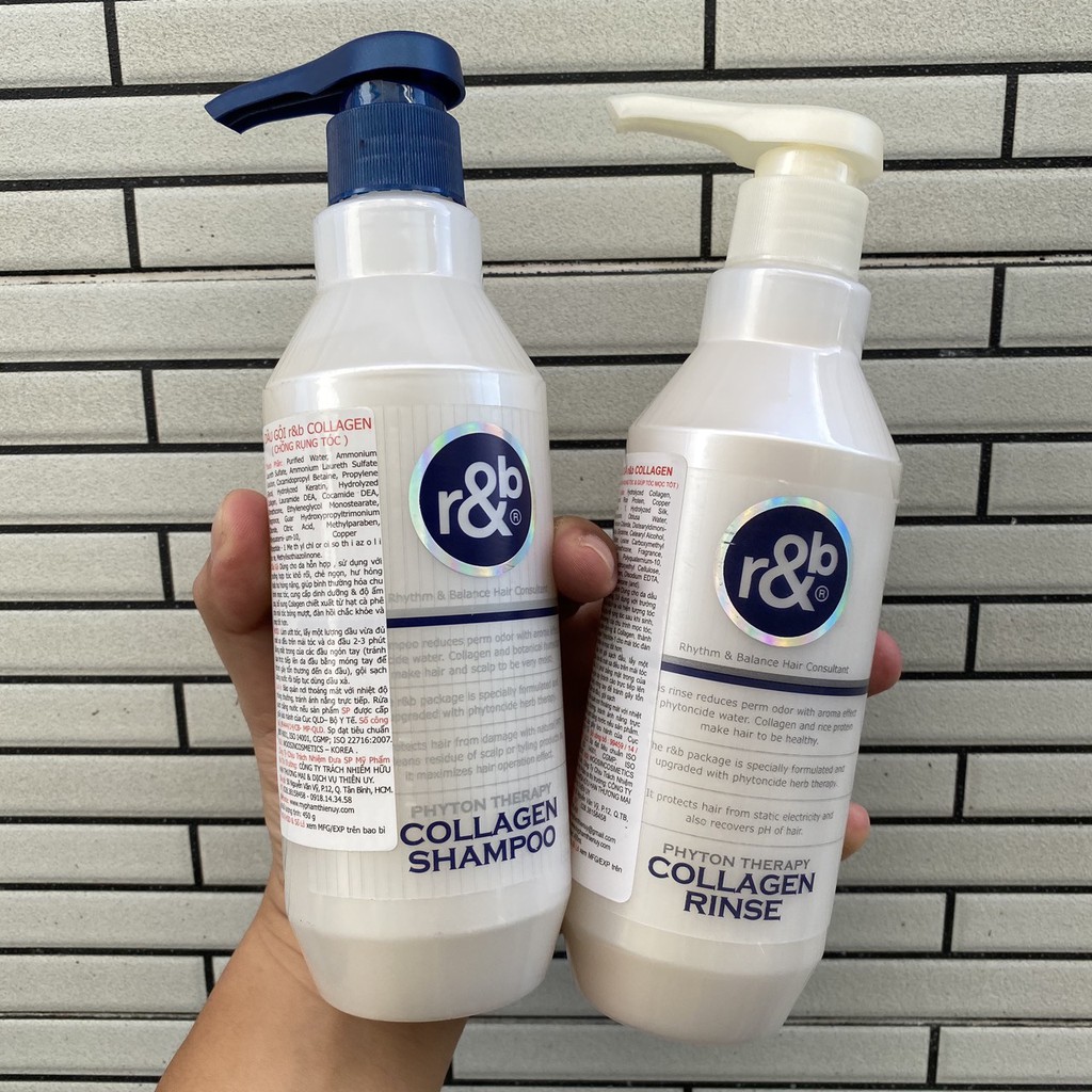 Dầu gội ngăn rụng tóc R&amp;B Collagen Shampoo 450ml