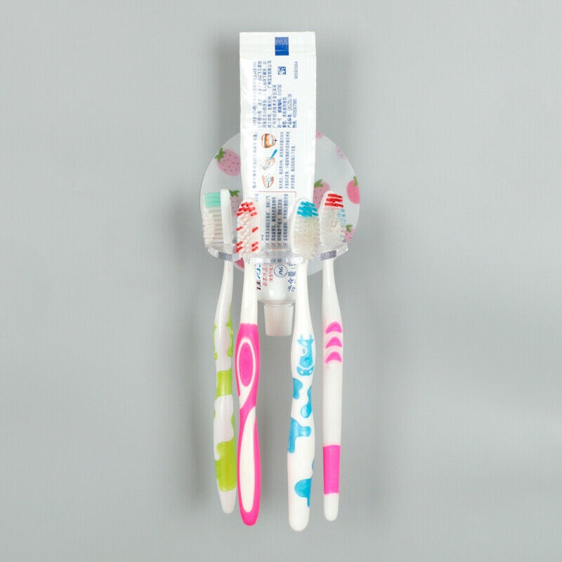 1 giá đỡ bàn chải và kem đánh răng gắn tường