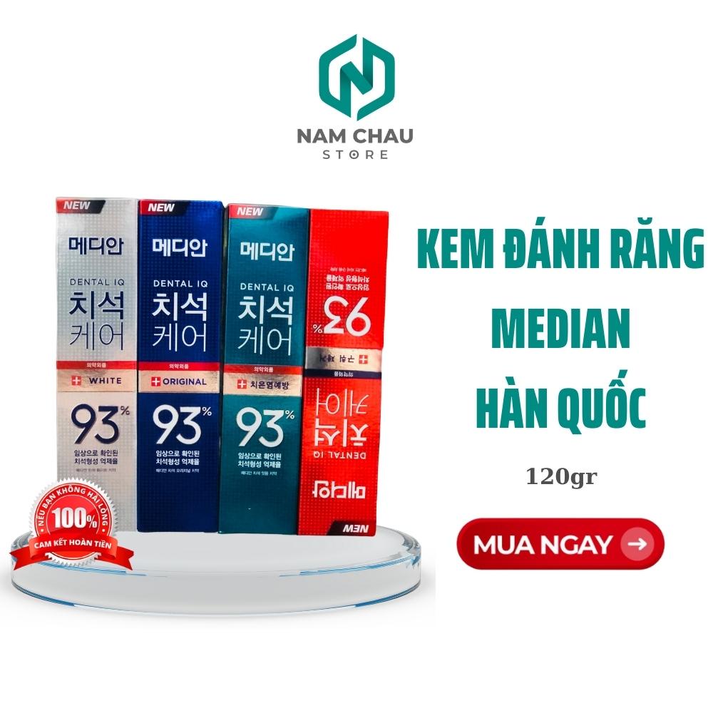 Kem làm thơm miệng đánh trắng răng Median 93 Hàn Quốc 120gr NPP Nam Châu