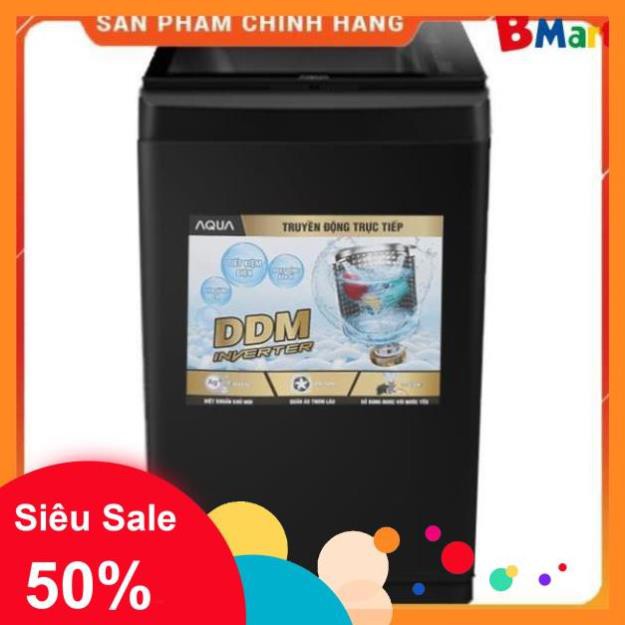 [ FREE SHIP ] Máy giặt Aqua cửa trên 9.0 KG AQW-D90CT.BK  - BM NEW