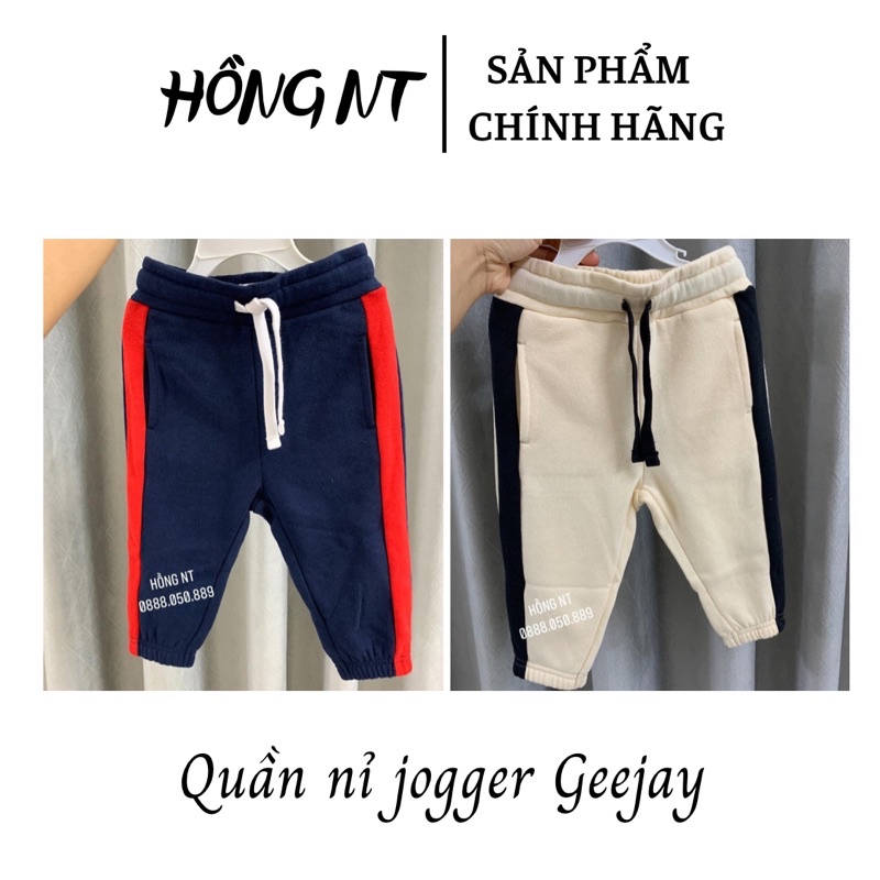 Quần nỉ lót bông Geejay dư xịn full tag túi (8/9-20kg)
