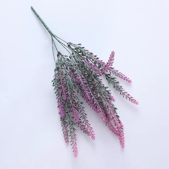 Cành Hoa Oải Hương Lavender Giả 5 Nhánh Phủ Nhung [NHIỀU MÀU] - Hoa Giả Lavender Nhân Tạo Cắm Trang Trí Phòng Siêu Xinh