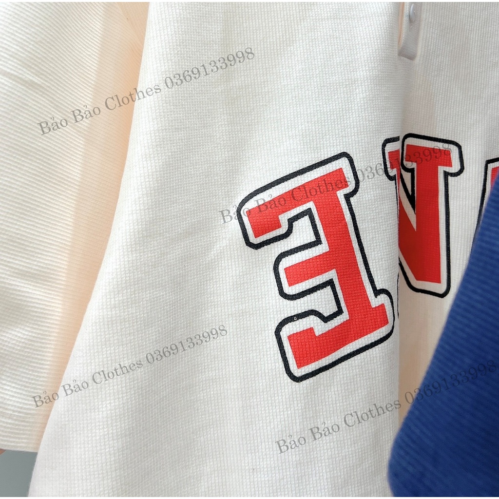 Áo Thun Polo Nam Nữ  Form Rộng Phối Cổ ENG Chất Tổ Ong Vải Dày Mịn Thoáng Mát Thiết Kế Thời Trang Kiểu Dáng Năng Động