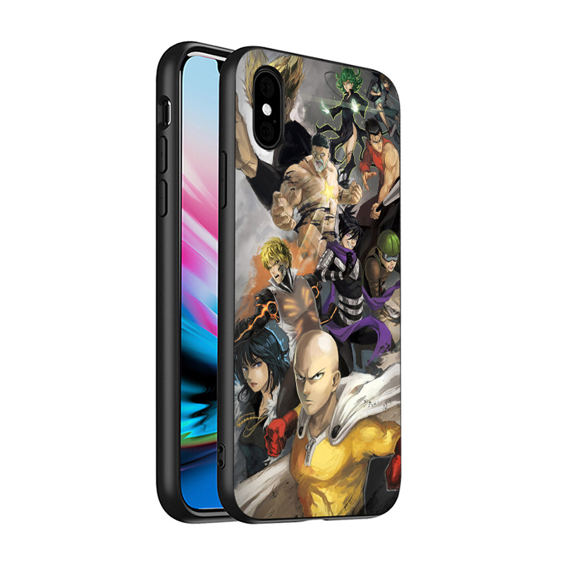 Ốp điện thoại TPU silicone mềm anime One Punch Man T137 cho iPhone 8 7 6S 6 Plus 5 5S SE 2016 2020