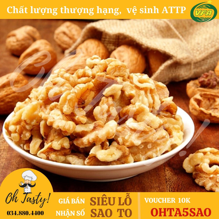 400G Hũ Nhân Óc Chó Vàng Mỹ | Hàng chất lượng thượng hạng | HOÀN ĐỔI 100% nếu không như mô tả