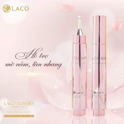 Kem Dưỡng Da Ban Đêm Laco  Ampoule 15ml,Có Thành Phần DHA Cá Hồi Làm Mờ Nám, Giảm Tàn Nhan,An Toàn Tuyệt Đối Cho Bà Bầu