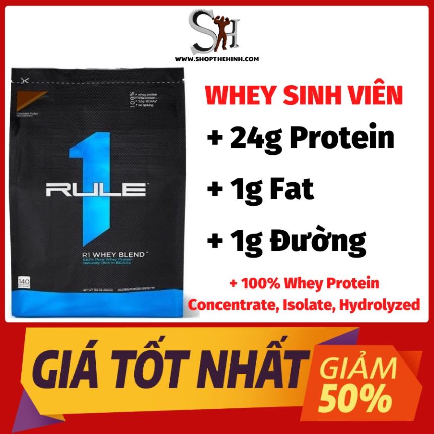 Sữa Tăng Cơ, Phát Triển Cơ, Bổ Sung Protein Rule 1 Blend 10Lbs