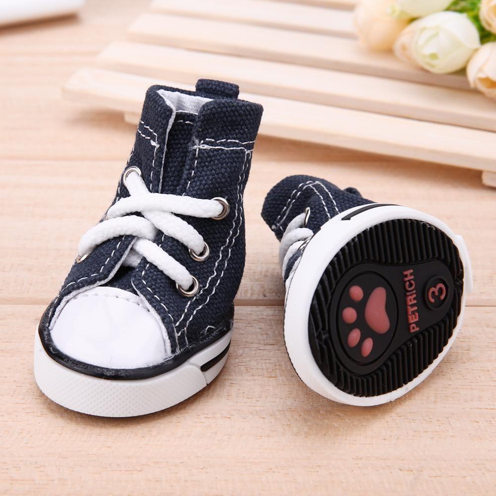 BARRY Giày Denim Thoáng Khí Chống Trượt Chống Thấm Nước Dễ Thương Dành Cho Cún Cưng