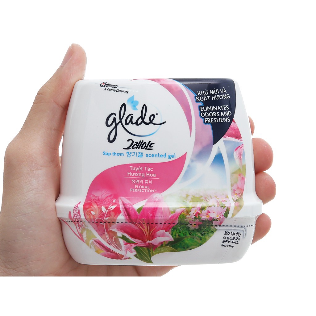 Combo 2 Sáp Thơm Glade Tuyệt Tác Hương Hoa 180gx2