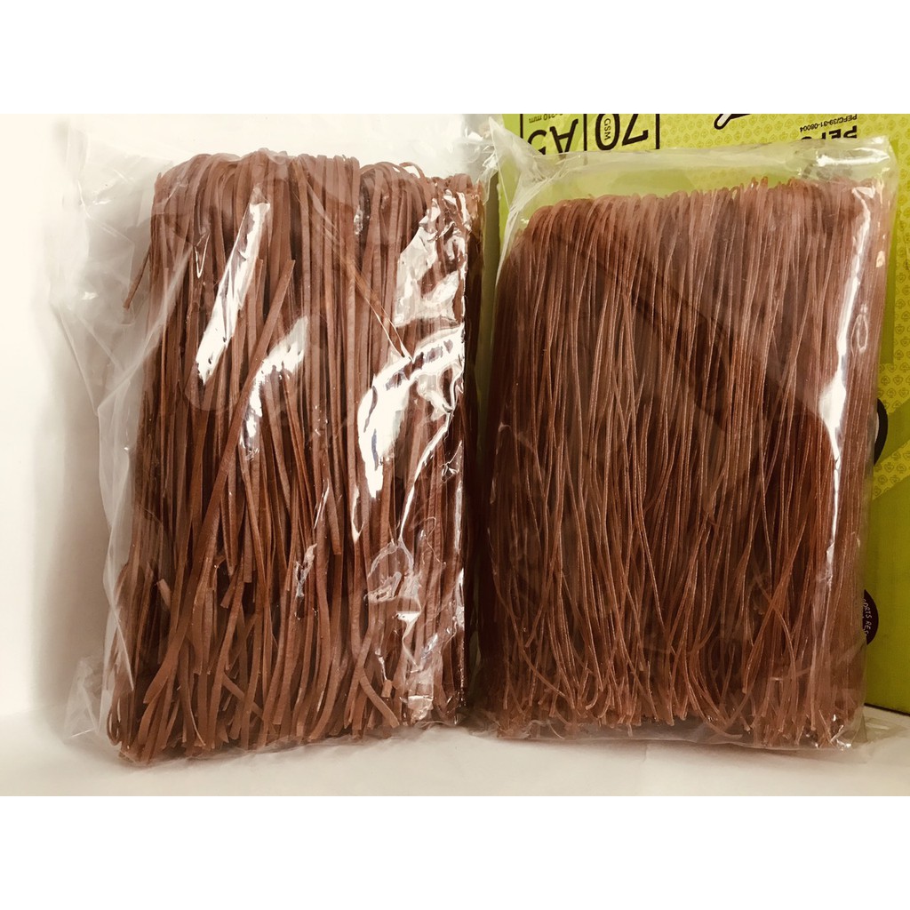 Bún gạo lứt, phở, hủ tiếu, nui, bánh canh làm từ gạo lứt đỏ thực dưỡng