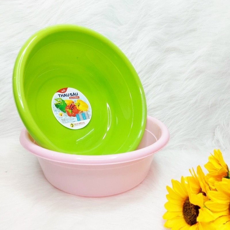 Thau nhựa thái Tân thành nhiều màu