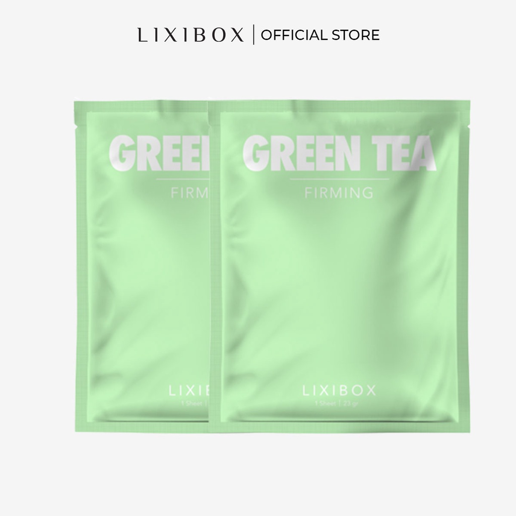 [HB Gift]  Bộ 2 Mặt Nạ Lixibox Daily Facial Mask Sheet - Green Tea