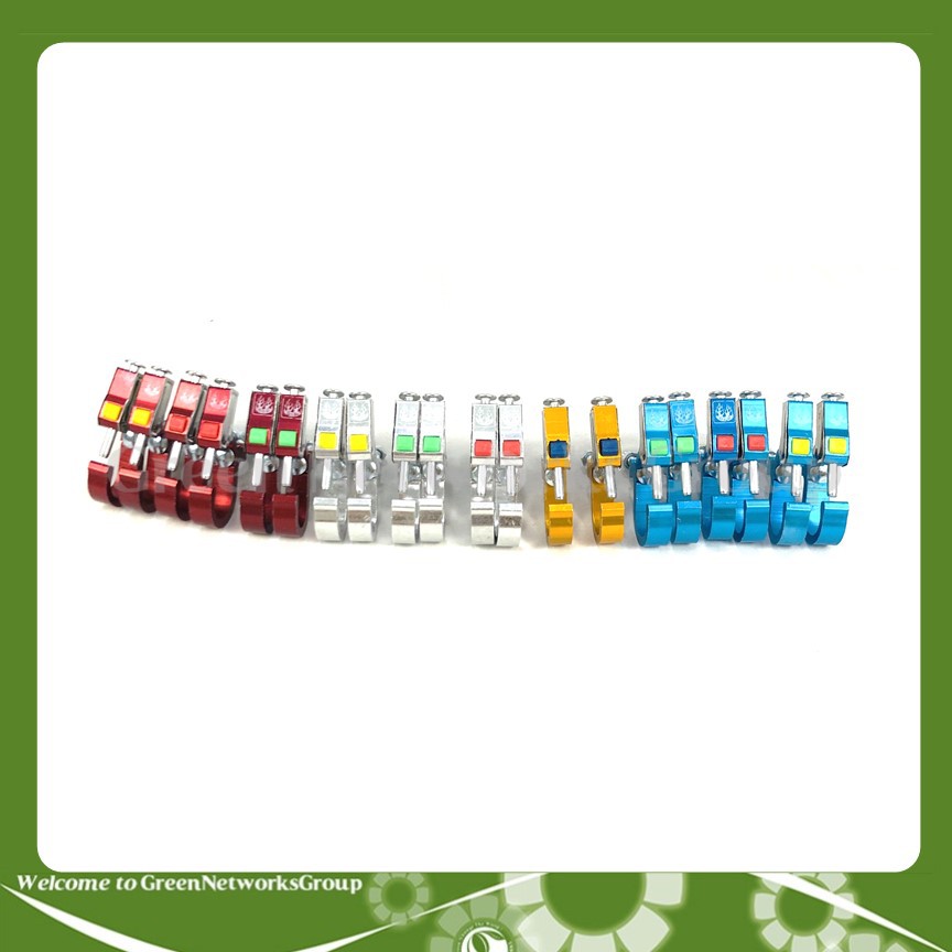 Móc treo đồ CNC trên xe máy kiểu bấm bật Greennetworks ( Loại Thường ) 1 Cặp