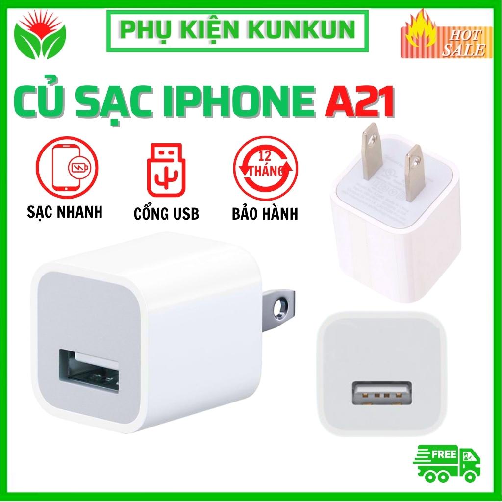 [HOT] Cốc Củ Sạc Iphone A21 sạc bền ổn định Dòng điện 2A dùng cho iphone và ipad