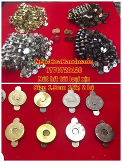 NÚT HÍT NAM CHÂM TÚI VÍ CAO CẤP Sét 2 bộ