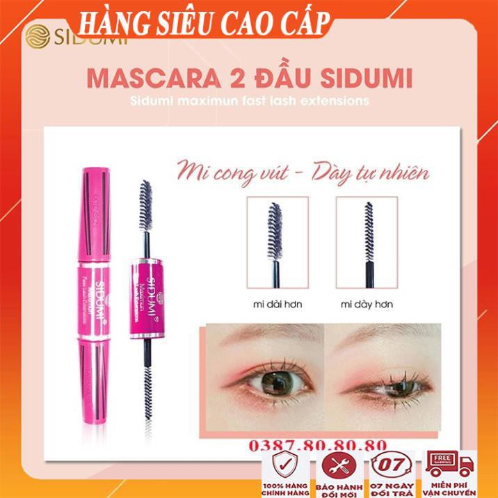 [ Freeship - HÀNG SIÊU CAO CẤP ] Mascara sidumi 2 đầu đa năng cao cấp/ Chuốt mi siêu đẹp cong dài tự nhiên gấp 5 lần