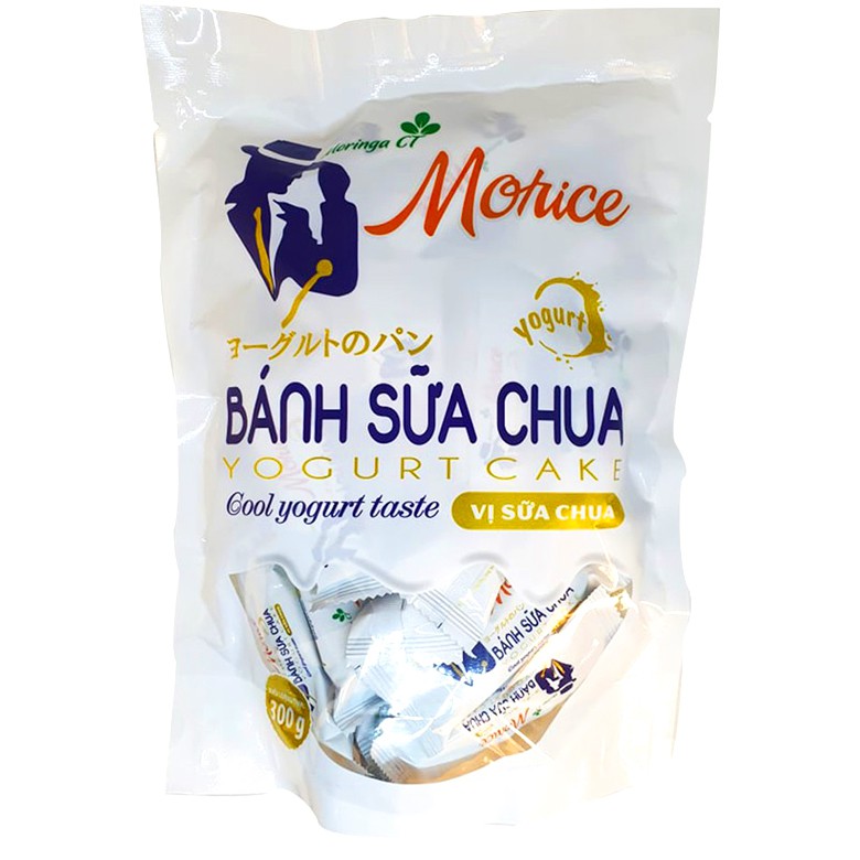 Bánh Sữa Chua Ông Già Morice 300g Vị Sữa Chua Truyền Thống - Bánh Xốp Sữa Chua, Bánh Yaour, Bánh Sữa Chua Yogurt Ăn Vặt