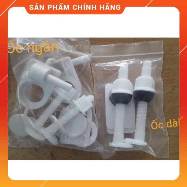 (FreeShip) Chân ốc chốt nhựa của nắp bàn cầu