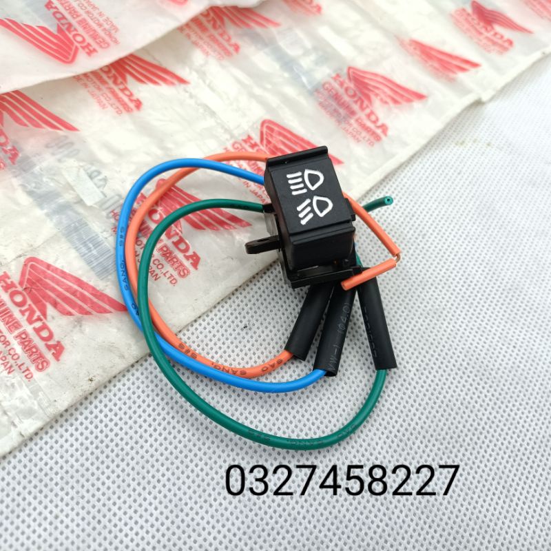 Nút bật công tắc pha coss đèn xe DREAM zin chính hãng